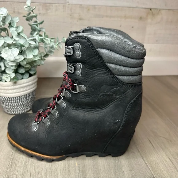 SOREL WOMEN'S CONQUEST WEDGE WATERPROOF SNOW BOOTS  7 - Picture 11 of 16
